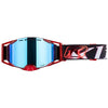 Lunettes de Motoneige Rage Rouge/Bleu