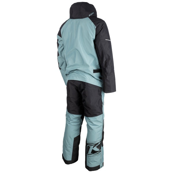 Ensemble de Motoneige Hybride Terrain/Klim/bleu, de dos