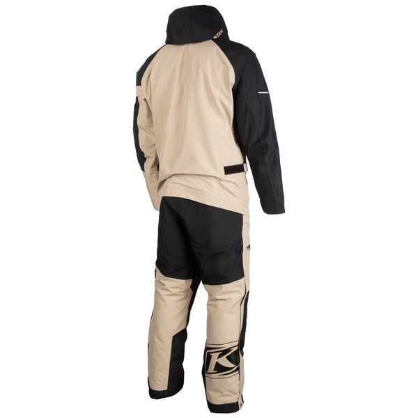 Ensemble de Motoneige Hybride Terrain/Klim/beige, de dos