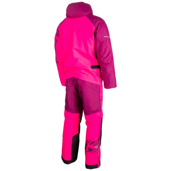 Ensemble de Motoneige Hybride Terrain/Klim/rose, de dos