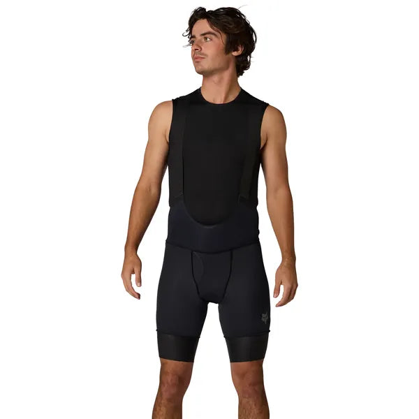 Short de Vélo Tecbase Bib Liner Noir, de face