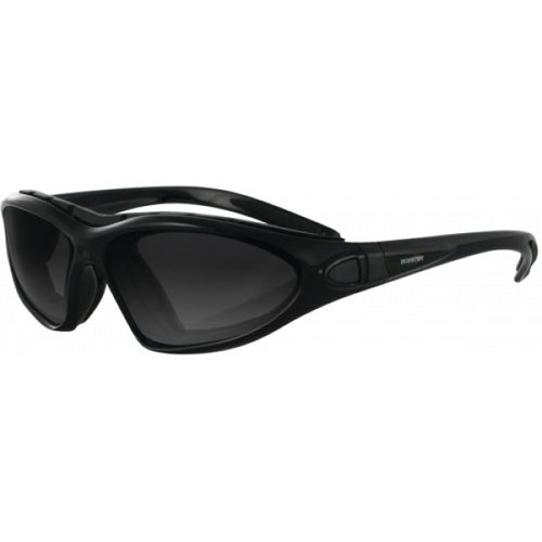 Lunettes de Moto Road Master Photochromique Noir incliné de face