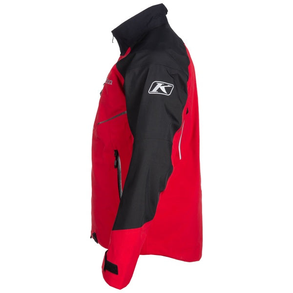 Manteau de Motoneige Valdez Rouge, de côté