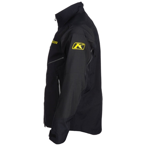 Manteau de Motoneige Valdez Noir/vert, de côté