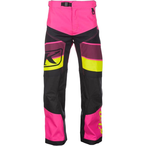 Pantalon de Motoneige Revolt Rose de face