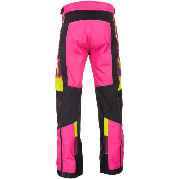 Pantalon de Motoneige Revolt Rose de dos