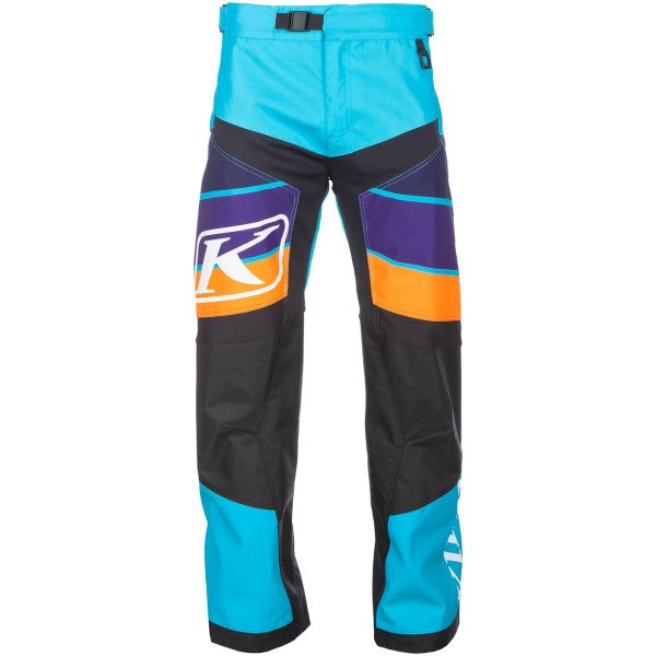 Pantalon de Motoneige Revolt Turquoise de face