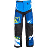 Pantalon de Motoneige Revolt/klim/bleu, de face