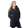 Manteau Luna Stretch Down Femme/Klim/noir, de face