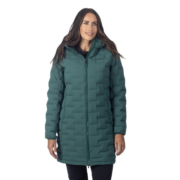 Manteau Luna Stretch Down Femme/Klim/vert, de face