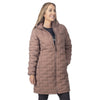 Manteau Luna Stretch Down Femme/Klim/mauve, de face
