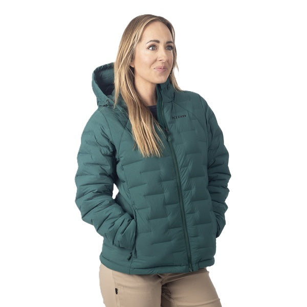 Manteau Luna Stretch Down Femme/Klim/vert, de face