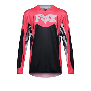 Chandail de Motocross 360 Clutch/Fox; rose, noir, de face