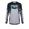 Chandail de Motocross 360 Clutch/Fox; gris, noir, de face