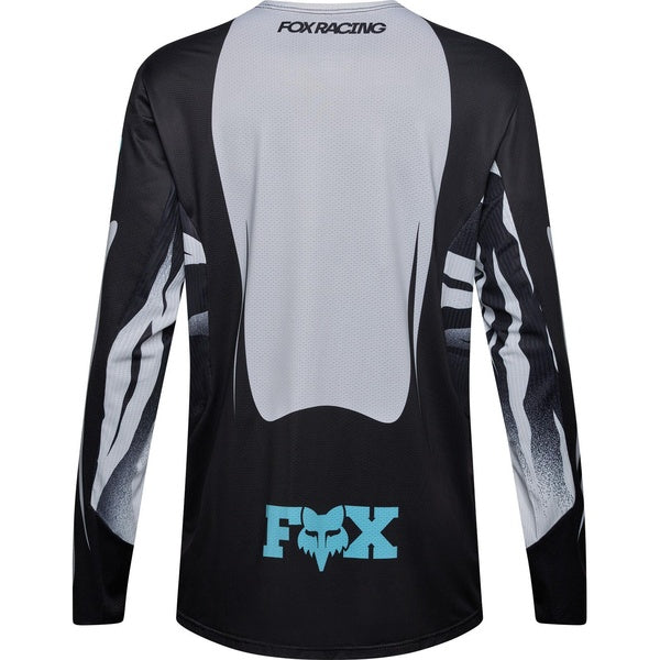 Chandail de Motocross 360 Clutch/Fox; gris, noir, de dos