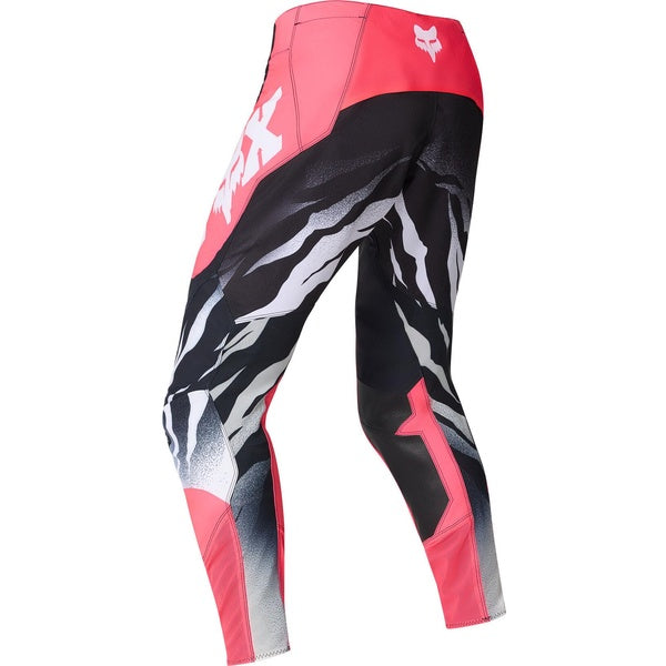 Pantalon de Motocross 360 Clutch, Fox , rose noir , de face