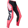 Pantalon de Motocross 360 Clutch, Fox , rose noir , de face