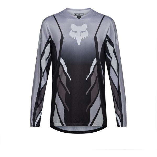 Chandail de Motocross 360 Foundry/Fox, gris noir, de face