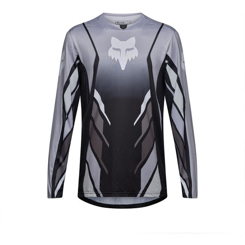 Chandail de Motocross 360 Foundry/Fox, gris noir, de face