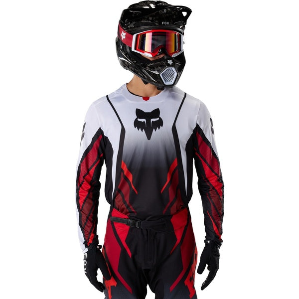 Chandail de Motocross 360 Foundry/Fox, rouge, de face