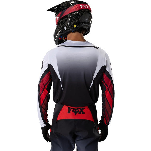 Chandail de Motocross 360 Foundry/Fox, rouge, de dos