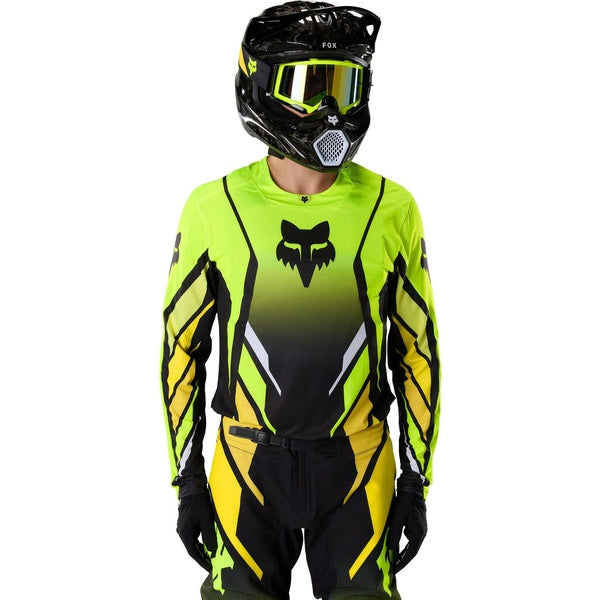 Chandail de Motocross 360 Foundry/Fox, haute-visibilité, de face