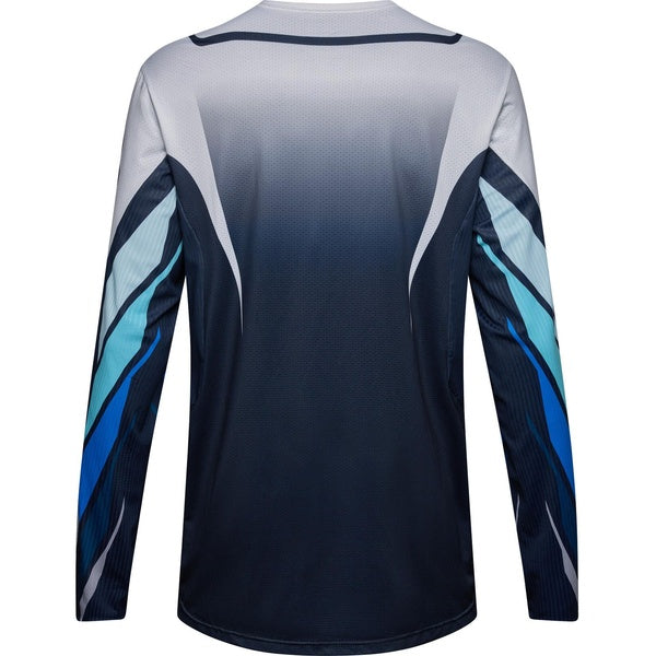 Chandail de Motocross 360 Foundry/Fox, bleu, de dos