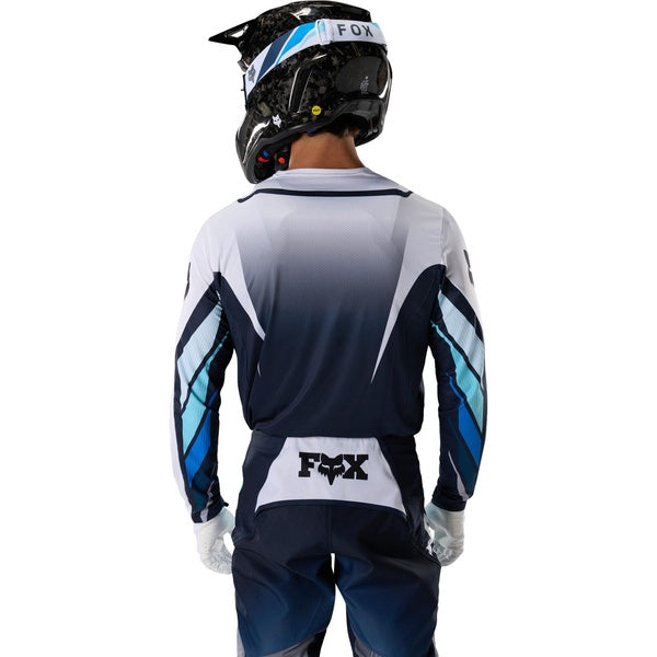 Chandail de Motocross 360 Foundry/Fox, bleu, de dos