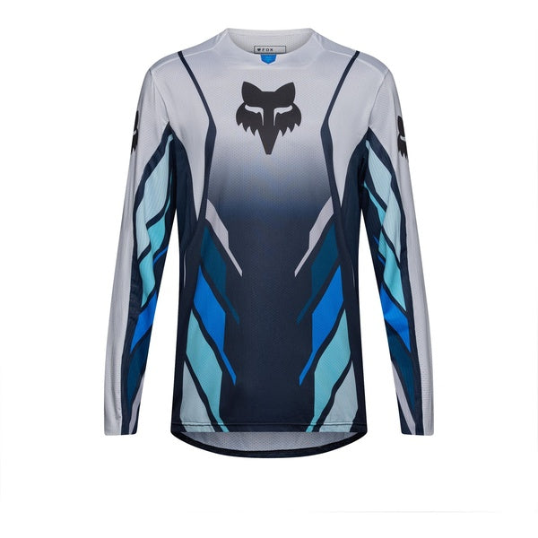 Chandail de Motocross 360 Foundry/Fox, bleu, de face