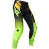 Pantalon de Motocross 360 Foundry/Fox jaune , de face