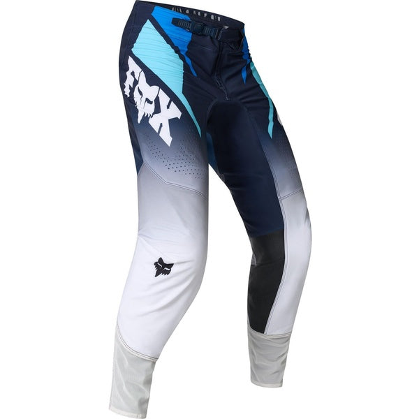 Pantalon de Motocross 360 Foundry/Fox, bleu foncé, de face