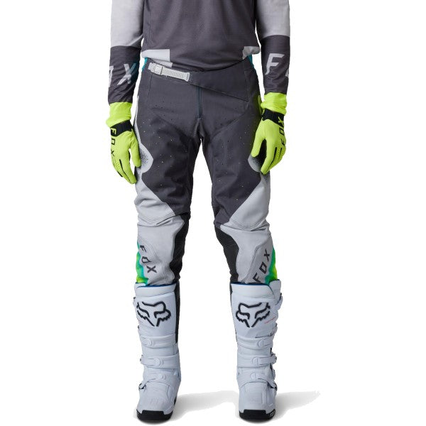 Pantalon de Motocross 360 Horyzn Vert/Noir essayage de face