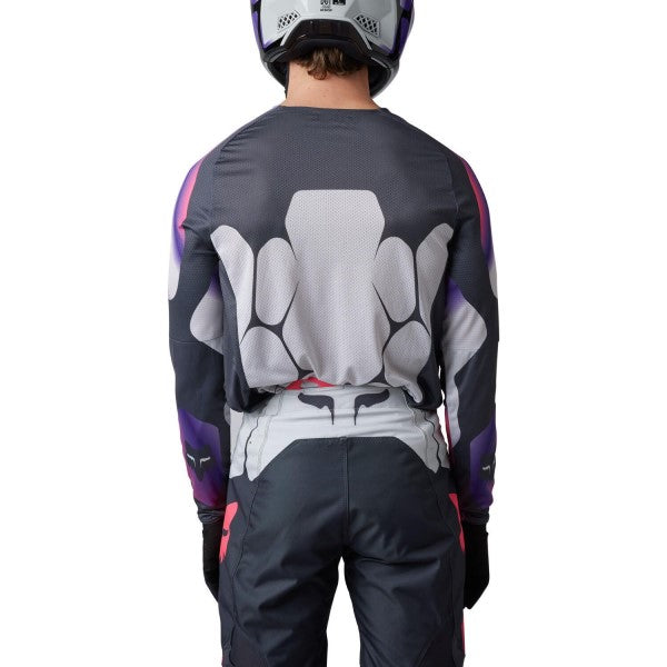 Chandail de Motocross 360 Syz Gris Clair essayage de dos