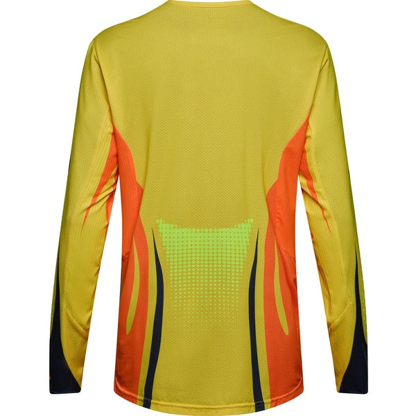 Chandail de Motocross 360 Temper/Fox, jaune, de dos