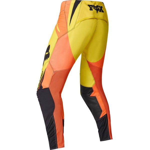 Pantalon de Motocross 360 Temper.Fox/ jaune, de dos