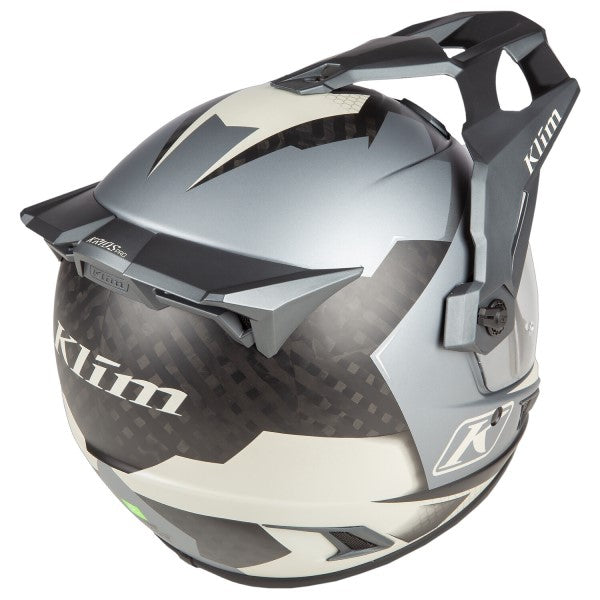 Casque Aventure de Moto Krios Pro /Klim/Gris, Dos