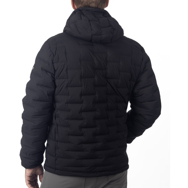 Manteau Boulder Stretch Down Hooded Noir, Dos