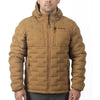 Manteau Boulder Stretch Down Hooded Brun, de face