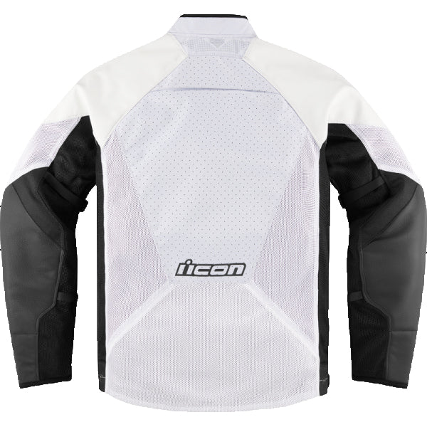 Manteau de Moto Hooligan Mc Blanc, Dos