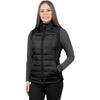 Manteau Matelassé Phoenix Sans Manche Femme Noir Ops