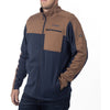 Manteau Glacier /Klim/bleu/brun, de face