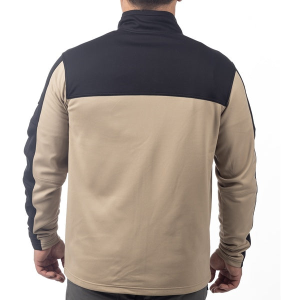 Manteau Glacier /Klim/bleu/noir beige, de dos