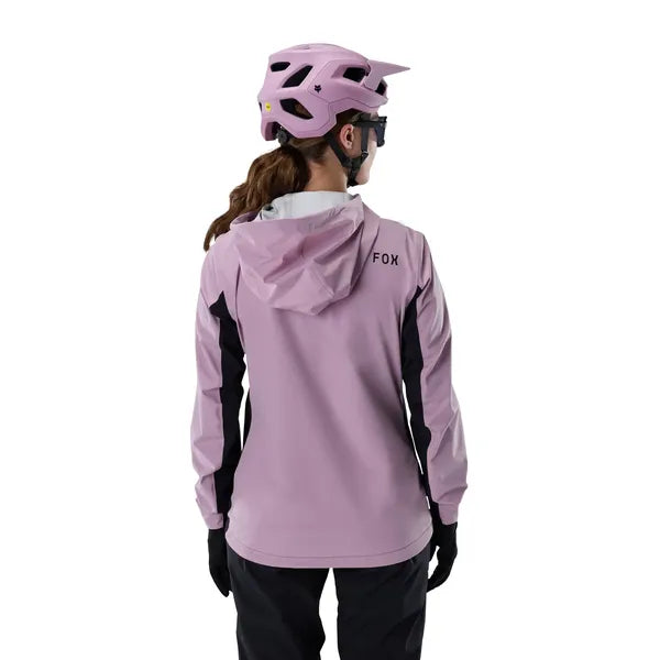 Veste de vélo 2.5 Layer Ranger Water Mauve, de dos