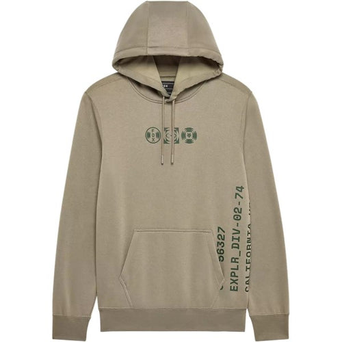 Coton Ouaté à Capuchon Vision Tech Gris/Vert de face