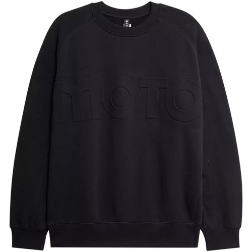 Chandail Ras du Cou Moto-X Noir de face