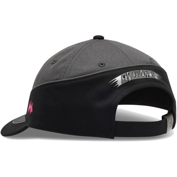 Casquette Ajustable Image Cosmo Femme Noir/Gris de dos