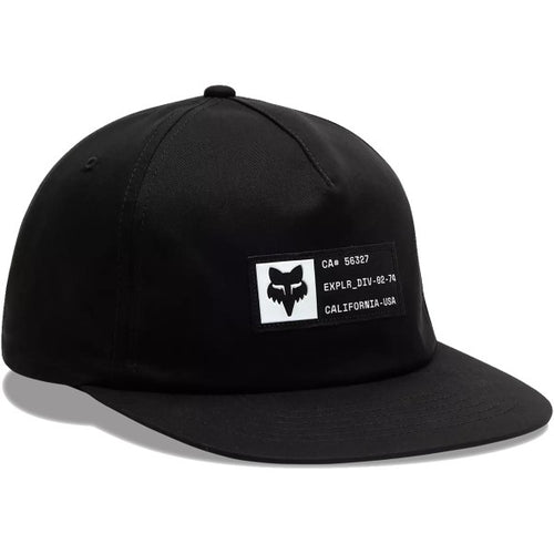 Casquette Ajustable Vision Noir de face