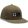 Casquette Ajustable Vision Gris/Vert de face