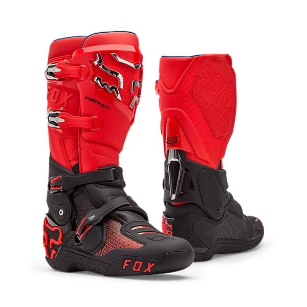 Bottes de Motocross Instinct Noir Rouge