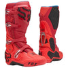 Bottes de Motocross Instinct Rouge en paire de face